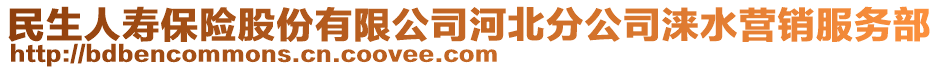 民生人寿保险股份有限公司河北分公司涞水营销服务部