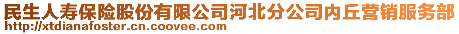 民生人壽保險(xiǎn)股份有限公司河北分公司內(nèi)丘營(yíng)銷(xiāo)服務(wù)部