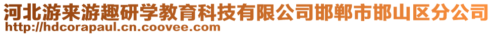 河北游來(lái)游趣研學(xué)教育科技有限公司邯鄲市邯山區(qū)分公司