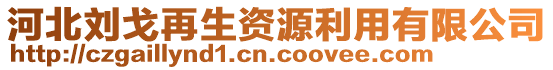 河北劉戈再生資源利用有限公司