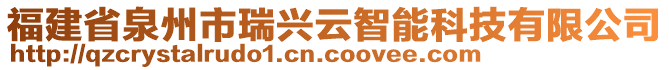 福建省泉州市瑞興云智能科技有限公司