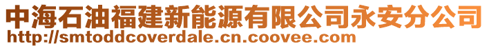 中海石油福建新能源有限公司永安分公司