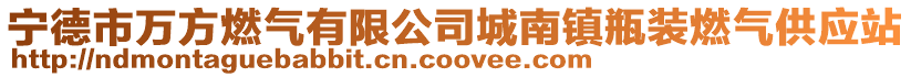 寧德市萬方燃氣有限公司城南鎮(zhèn)瓶裝燃氣供應站