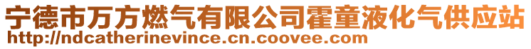 寧德市萬方燃氣有限公司霍童液化氣供應站