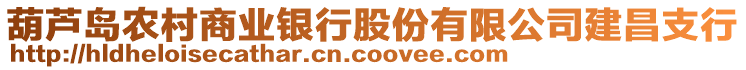 葫蘆島農村商業(yè)銀行股份有限公司建昌支行