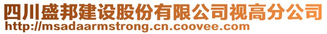 四川盛邦建設(shè)股份有限公司視高分公司