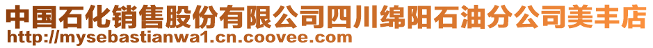 中國(guó)石化銷(xiāo)售股份有限公司四川綿陽(yáng)石油分公司美豐店