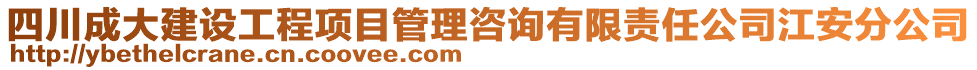 四川成大建設(shè)工程項(xiàng)目管理咨詢(xún)有限責(zé)任公司江安分公司