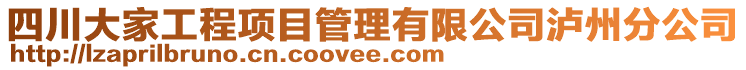 四川大家工程項目管理有限公司瀘州分公司