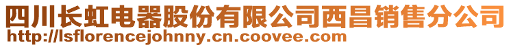 四川長虹電器股份有限公司西昌銷售分公司