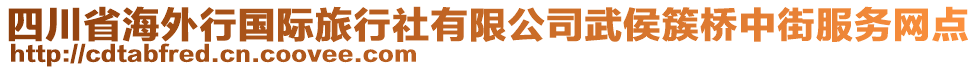 四川省海外行國際旅行社有限公司武侯簇橋中街服務(wù)網(wǎng)點(diǎn)