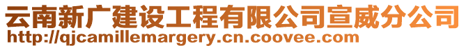 云南新廣建設工程有限公司宣威分公司