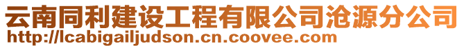 云南同利建設(shè)工程有限公司滄源分公司