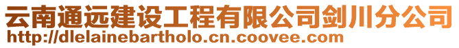 云南通遠建設工程有限公司劍川分公司
