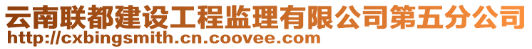 云南聯(lián)都建設(shè)工程監(jiān)理有限公司第五分公司