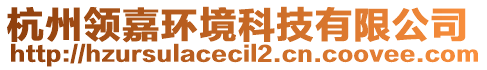 杭州領(lǐng)嘉環(huán)境科技有限公司