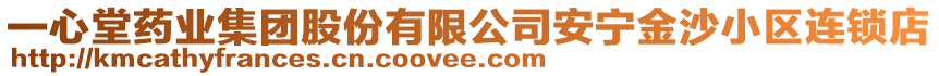 一心堂藥業(yè)集團(tuán)股份有限公司安寧金沙小區(qū)連鎖店