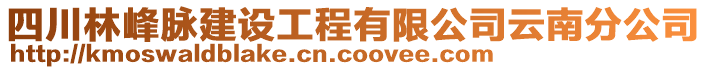 四川林峰脈建設(shè)工程有限公司云南分公司