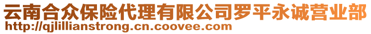 云南合眾保險代理有限公司羅平永誠營業(yè)部