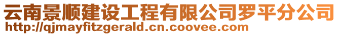 云南景順建設工程有限公司羅平分公司