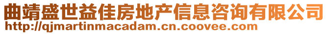 曲靖盛世益佳房地產(chǎn)信息咨詢有限公司