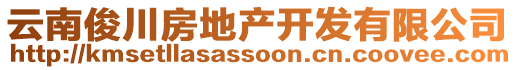 云南俊川房地產(chǎn)開發(fā)有限公司