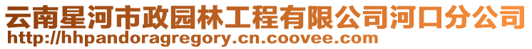 云南星河市政園林工程有限公司河口分公司