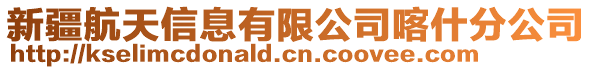 新疆航天信息有限公司喀什分公司