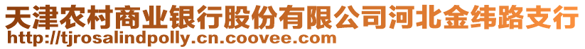 天津農(nóng)村商業(yè)銀行股份有限公司河北金緯路支行