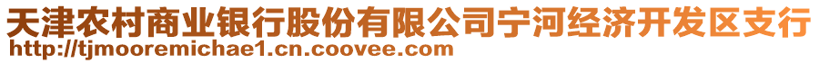 天津農(nóng)村商業(yè)銀行股份有限公司寧河經(jīng)濟(jì)開(kāi)發(fā)區(qū)支行