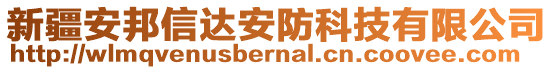 新疆安邦信達(dá)安防科技有限公司