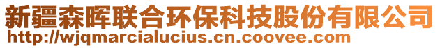 新疆森暉聯(lián)合環(huán)保科技股份有限公司