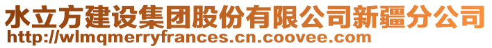 水立方建設(shè)集團(tuán)股份有限公司新疆分公司