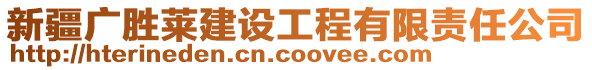 新疆廣勝萊建設(shè)工程有限責(zé)任公司