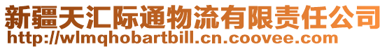 新疆天匯際通物流有限責(zé)任公司