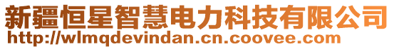 新疆恒星智慧電力科技有限公司