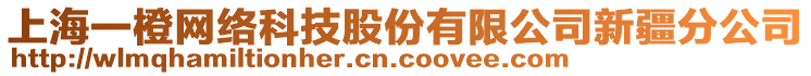 上海一橙網(wǎng)絡(luò)科技股份有限公司新疆分公司