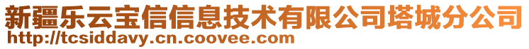 新疆樂云寶信信息技術(shù)有限公司塔城分公司