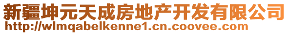 新疆坤元天成房地產(chǎn)開發(fā)有限公司