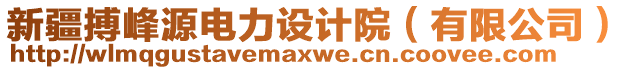 新疆搏峰源電力設(shè)計院（有限公司）