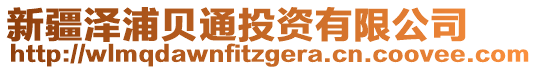 新疆澤浦貝通投資有限公司