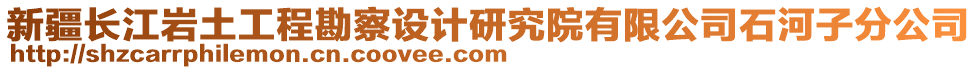 新疆長江巖土工程勘察設計研究院有限公司石河子分公司