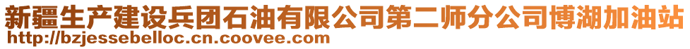 新疆生产建设兵团石油有限公司第二师分公司博湖加油站