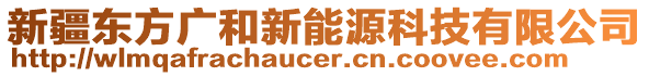 新疆東方廣和新能源科技有限公司