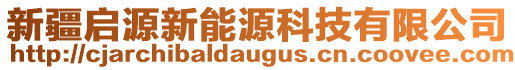 新疆啟源新能源科技有限公司