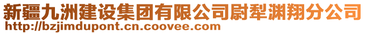 新疆九洲建設集團有限公司尉犁淵翔分公司