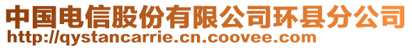 中國電信股份有限公司環(huán)縣分公司