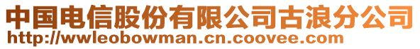 中國(guó)電信股份有限公司古浪分公司