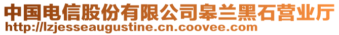 中國(guó)電信股份有限公司皋蘭黑石營(yíng)業(yè)廳