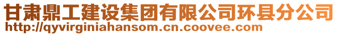 甘肅鼎工建設(shè)集團有限公司環(huán)縣分公司